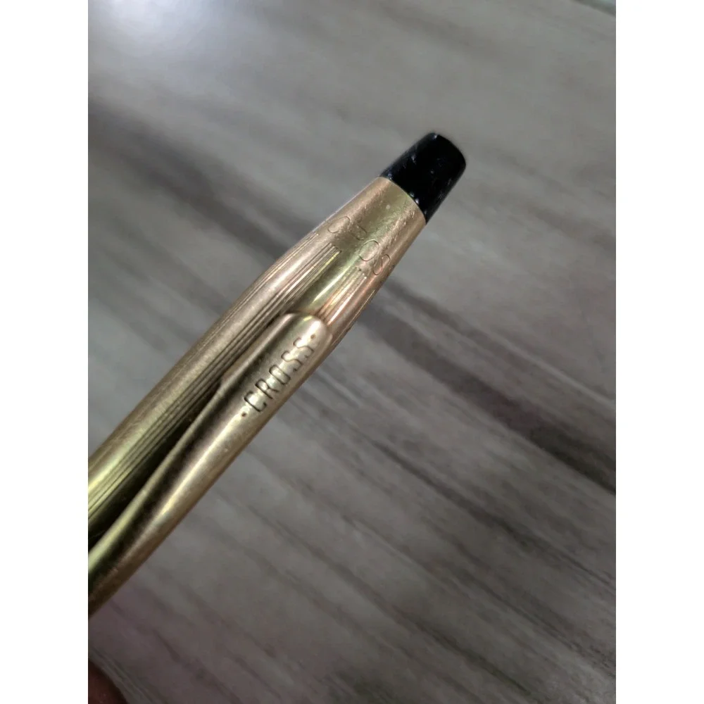Vintage Cross Mechanical Pencil 1/20 12 KT Gold Filled Made In USA ( WORKING )